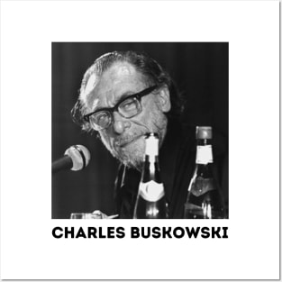 Charles Bukowski Photo Portrait Posters and Art